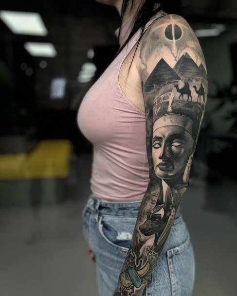 Appealing Womens Full Sleeve Tattoos