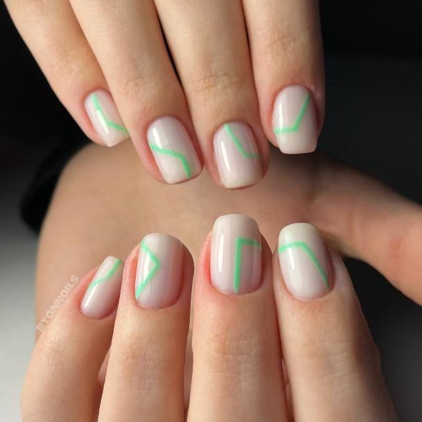 Appealing Womens Geometric Nails