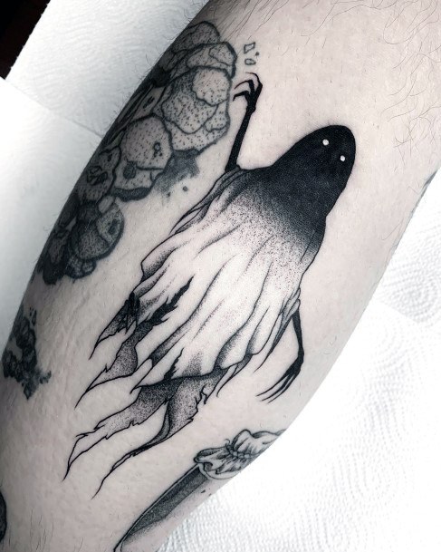 Appealing Womens Ghost Tattoos