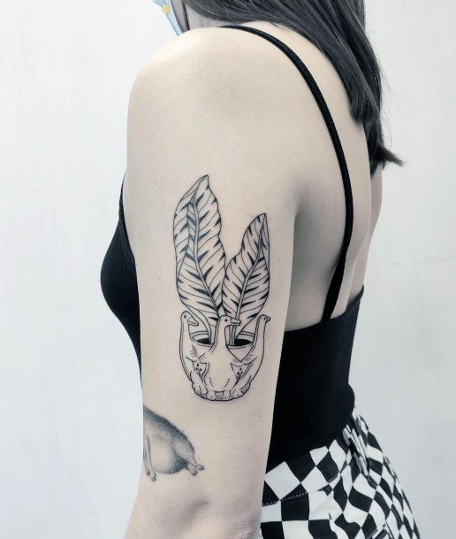 Appealing Womens Goose Tattoos