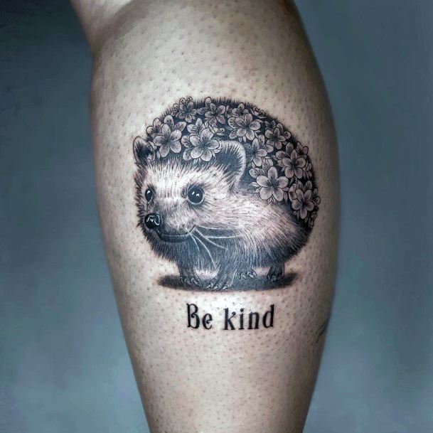 Appealing Womens Hedgehog Tattoos