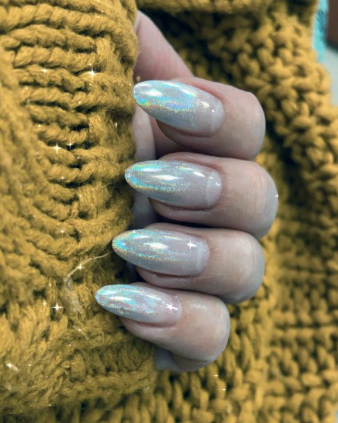 Appealing Womens Holographic Nails