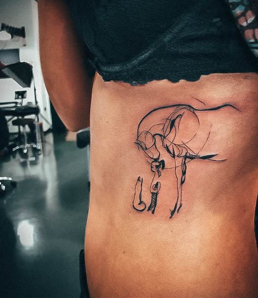 Appealing Womens Horse Tattoos