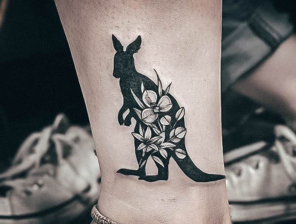 Appealing Womens Kangaroo Tattoos