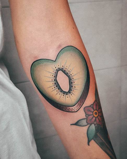 Appealing Womens Kiwi Tattoos