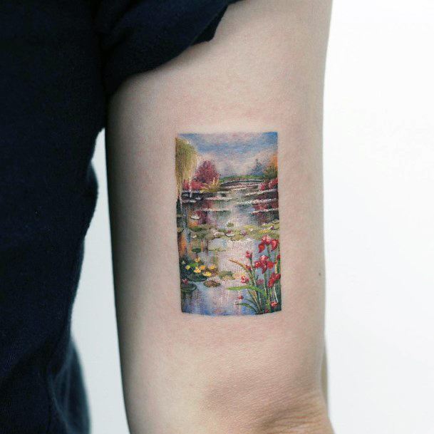 Appealing Womens Landscape Tattoos