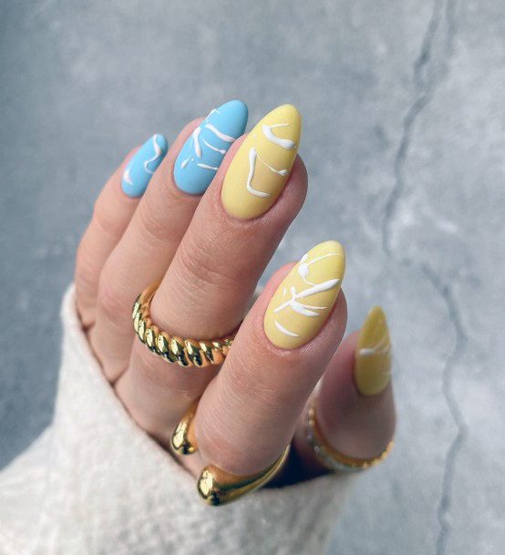 Appealing Womens Light Yellow Nails