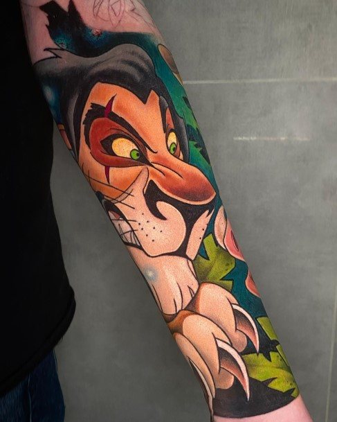 Appealing Womens Lion King Tattoos