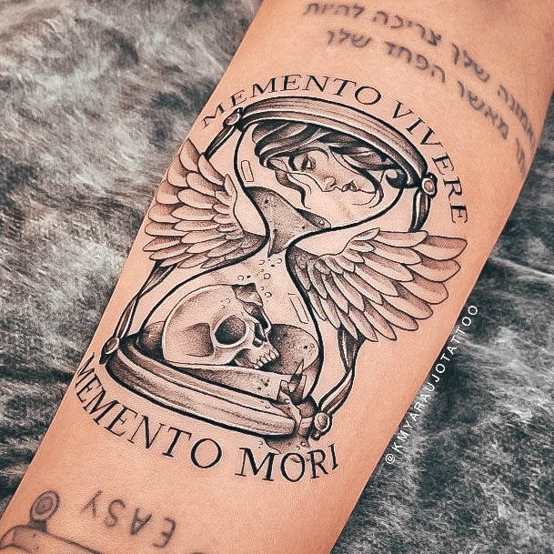 Appealing Womens Memento Mori Tattoos