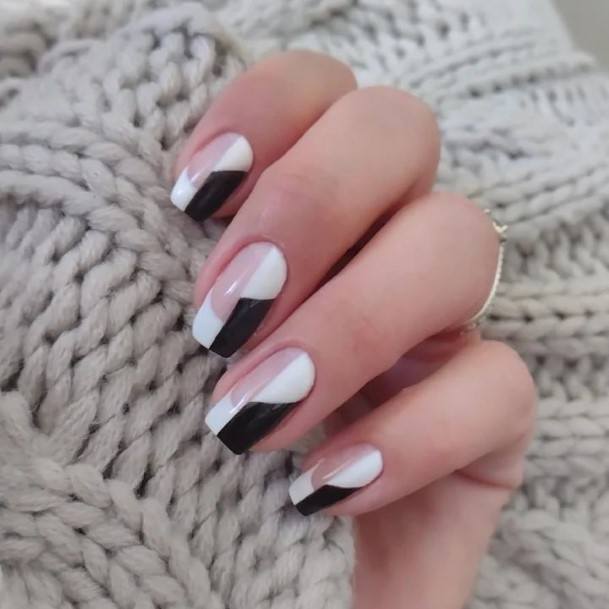 Appealing Womens Monochrome Nails