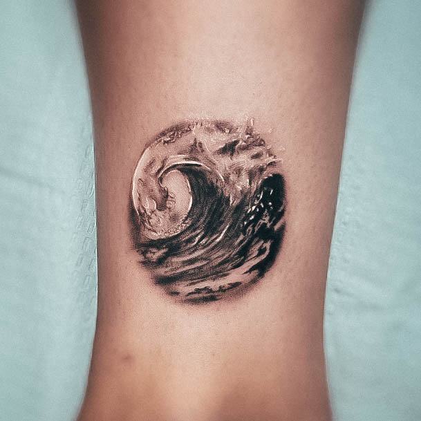 Appealing Womens Ocean Tattoos