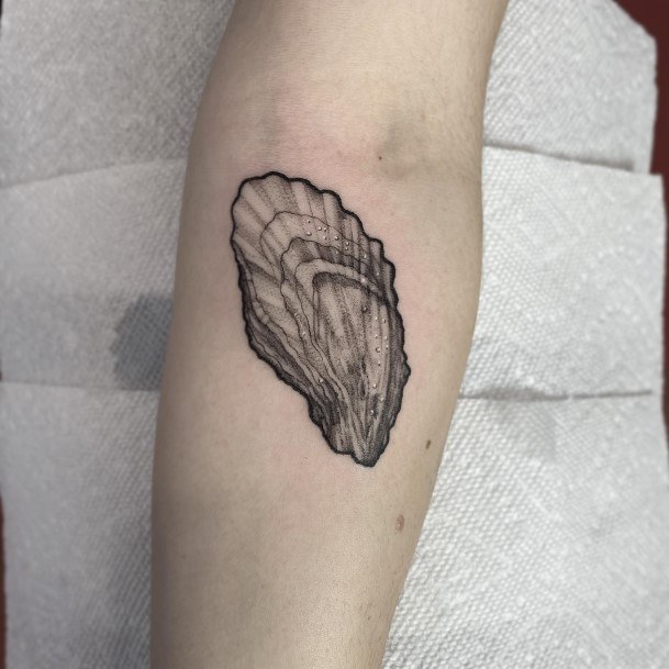 Appealing Womens Oyster Tattoos
