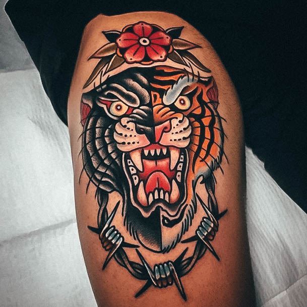 Appealing Womens Panther Tattoos