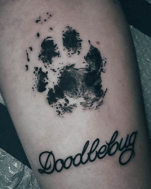 Appealing Womens Paw Print Tattoos Pet Themed