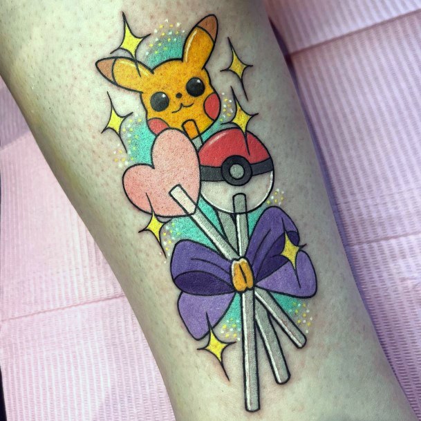Appealing Womens Pikachu Tattoos