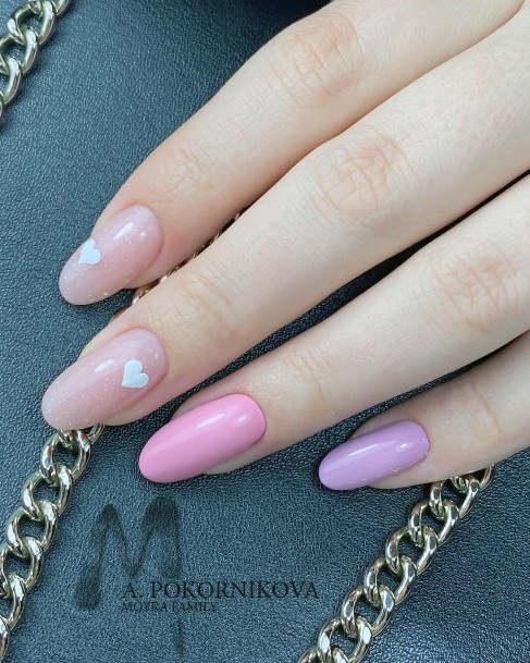 Appealing Womens Pink Nails