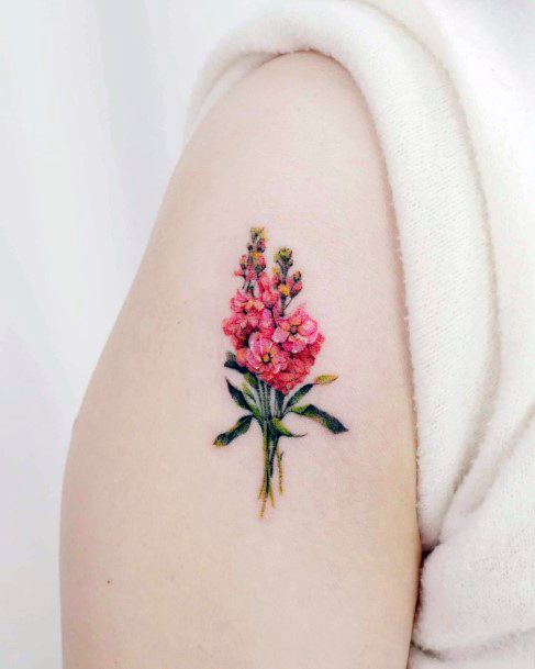 Appealing Womens Pink Tattoos