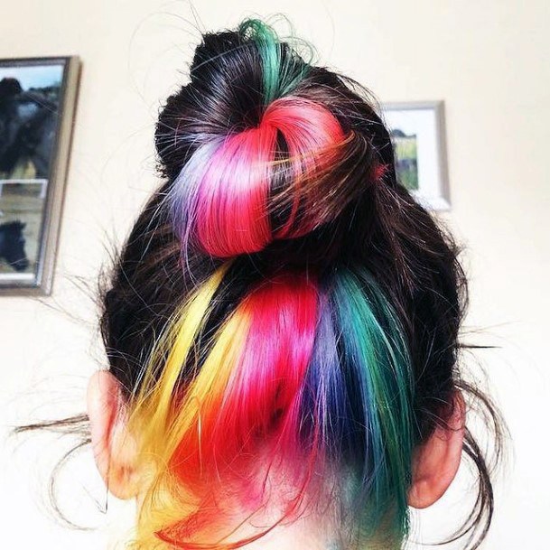 Appealing Womens Rainbow Hairstyless