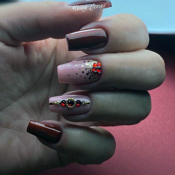 Appealing Womens Red Dress Nails