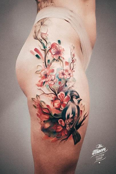 Appealing Womens Side Tattoos