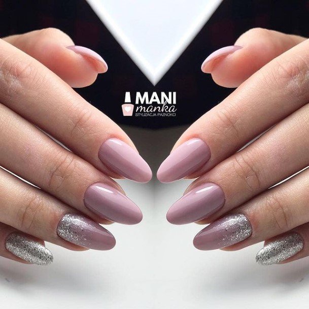 Appealing Womens Silver Nails