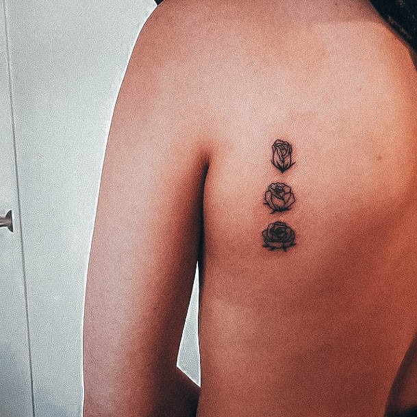 Appealing Womens Simple Flower Tattoos