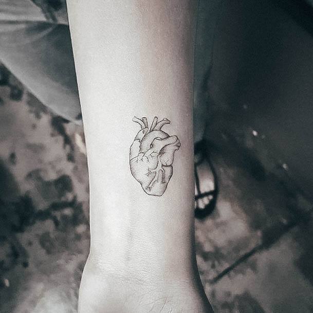 Appealing Womens Small Heart Tattoos