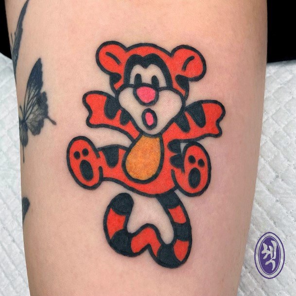 Appealing Womens Tigger Tattoos