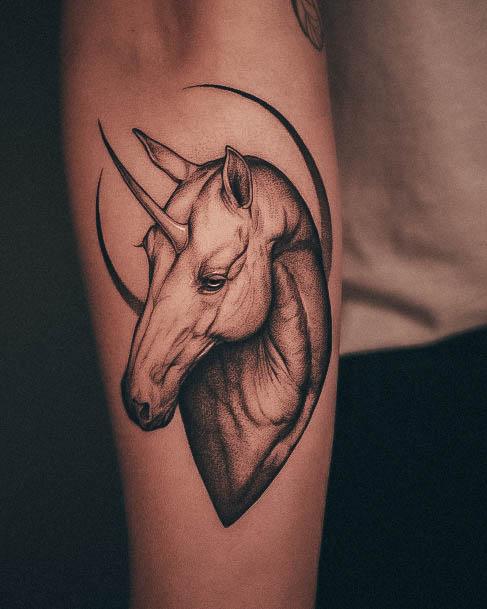 Appealing Womens Unicorn Tattoos