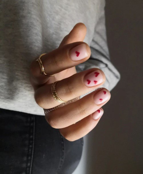 Appealing Womens Valentines Day Nails