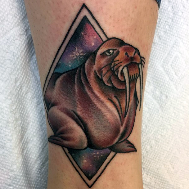 Appealing Womens Walrus Tattoos