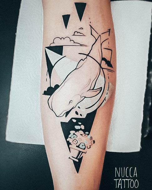 Appealing Womens Whale Tattoos