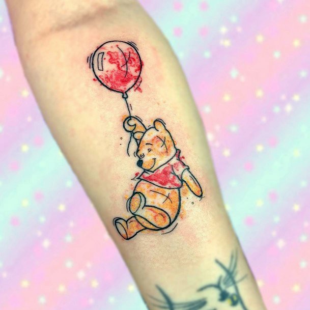 Appealing Womens Winnie The Pooh Tattoos