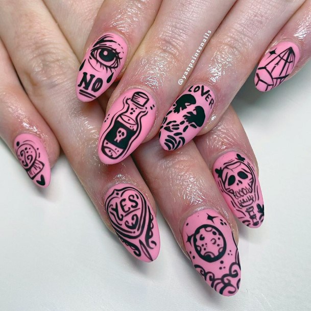 Appealing Womens Witch Nails