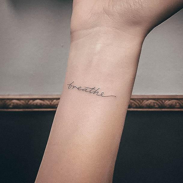 Appealing Womens Word Tattoos