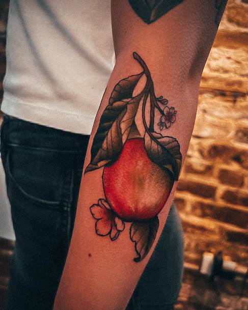 Apple Female Tattoo Designs