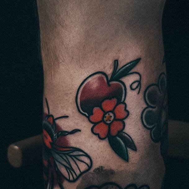 Apple Girls Tattoo Ideas