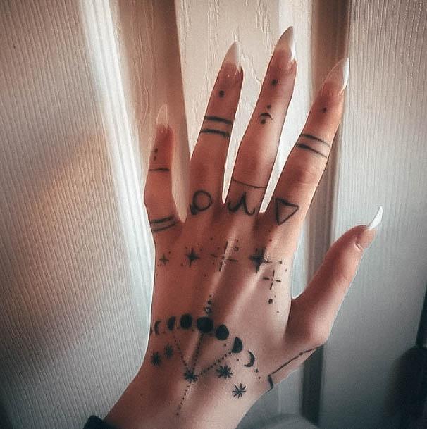 Aries Tattoo Design Inspiration For Women Fingers