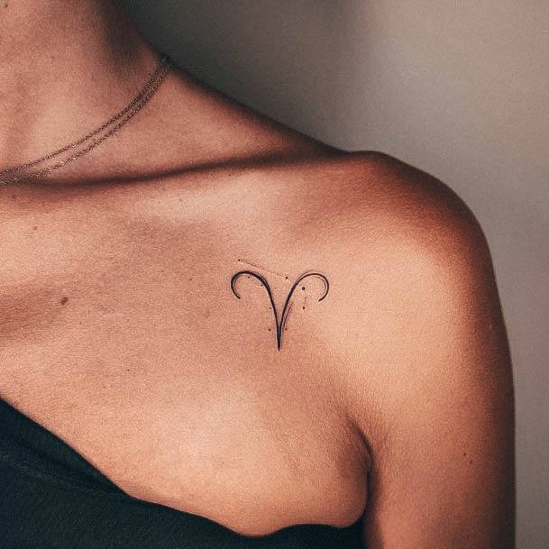 Top 100 Best Aries Tattoo Ideas For Women - Female Zodiac Designs