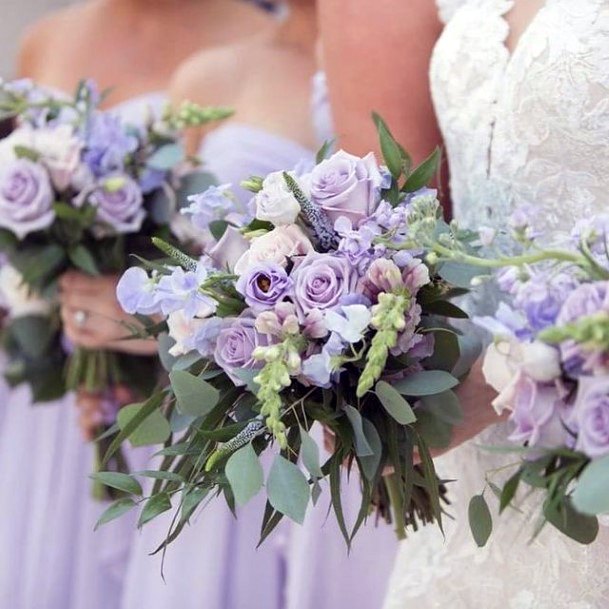 Array Of Lavender Flowers Wedding