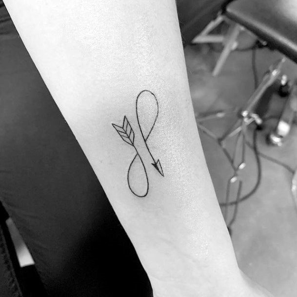 Arrow Tattoo Unique Infinity Design For Women