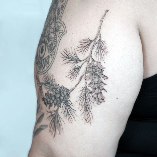 Art Bicep Tattoo Designs For Girls