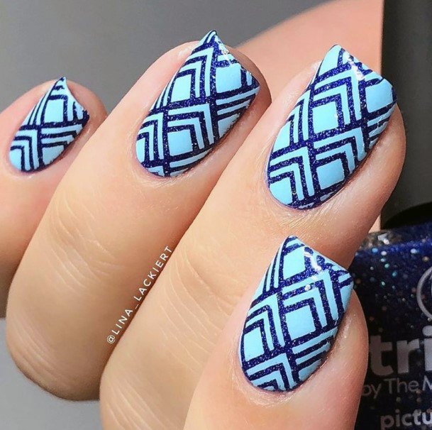 Art Deco Girls Nail Ideas