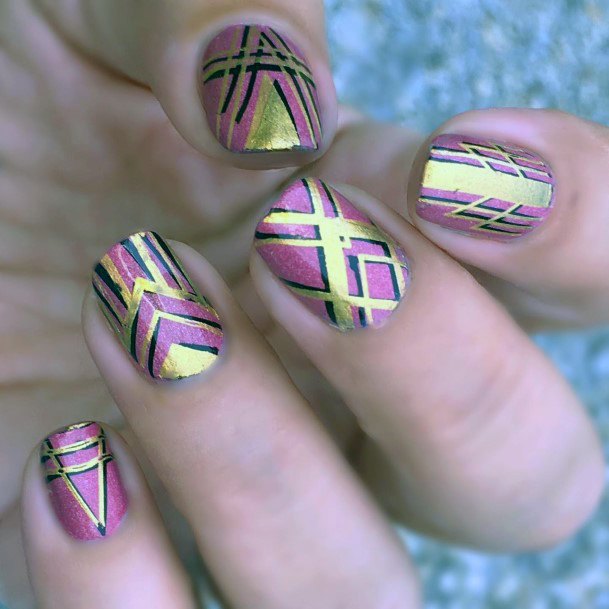 Art Deco Nail For Ladies