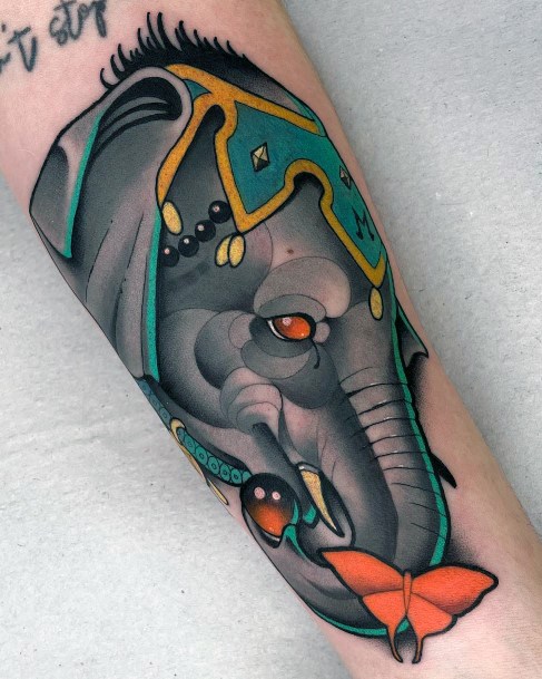 Art Dumbo Tattoo Designs For Girls