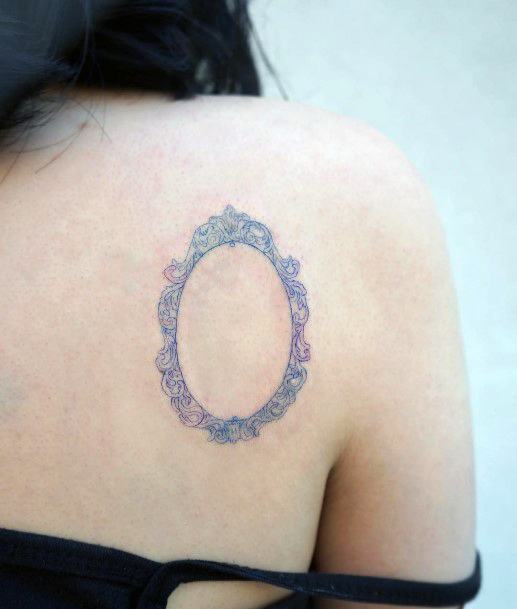 Art Frame Tattoo Designs For Girls