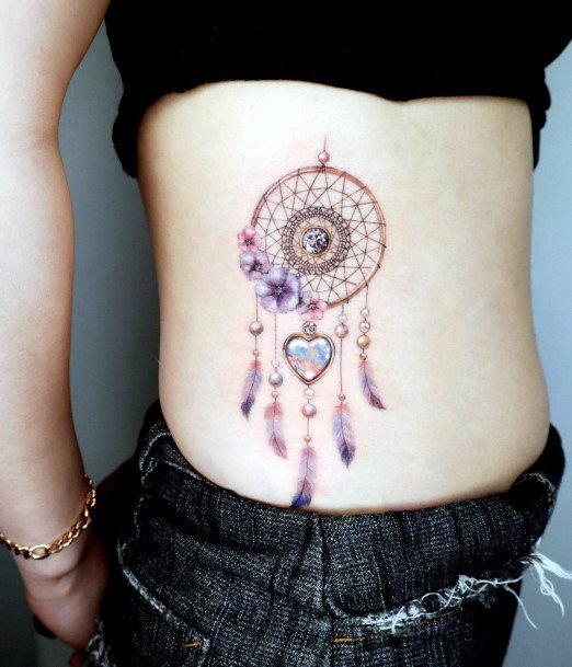 Art Opal Tattoo Designs For Girls