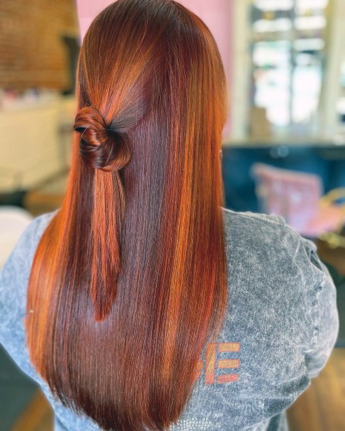 Art Orange Hairstyles Ideas For Girls