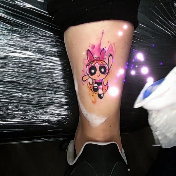 Art Powerpuff Girls Tattoo Designs For Girls