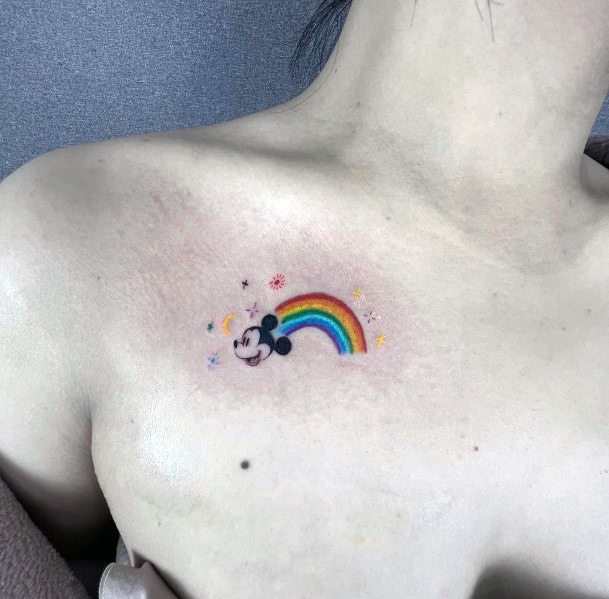 Top 100 Best Rainbow Tattoos For Women  Colorful Design Ideas